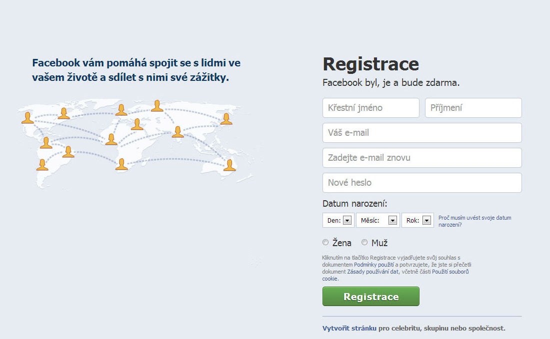 Facebook přihlásit se Facebook přihlášení